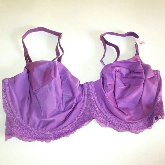 36DDD Victorias Secret Dream Angels Push Up Without Padding Bra Purple Smooth - Picture 2 of 9